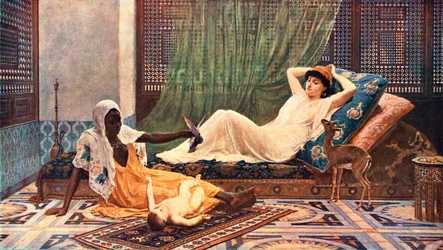 Új fény a Hareemben, 1884, c1902.