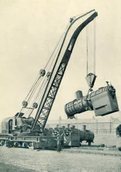 Egy vasúti utazó daru, 1922.