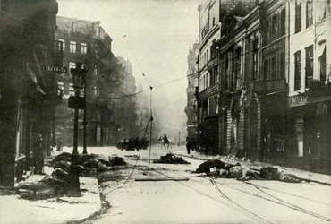 Egy utca Lille-ben, 1919.