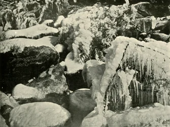 Téli jelenet New Englandben, 1901.