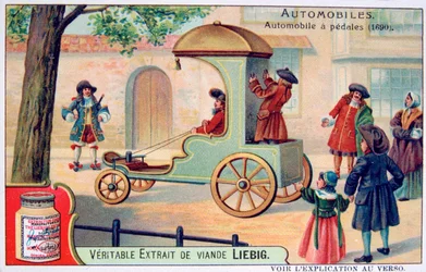 Pedálos autó, 1690, c1900
