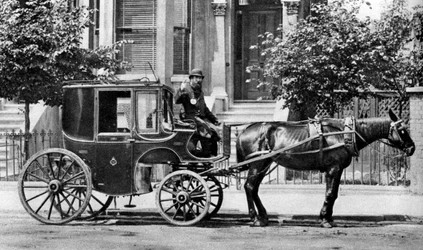 Egy lovas kocsi, London, 1926-1927