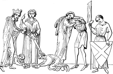 A lovagok fegyverzete, 1849