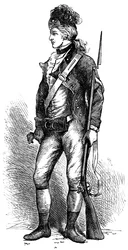 Egy igazi amerikai puskás, c1776-1780 c1880
