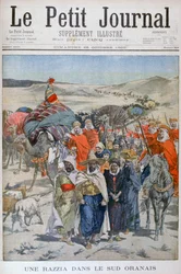 Felfelé az algériai Oranais déli részén, 1900
