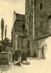 Dore apátsági templom – külső, 1898.