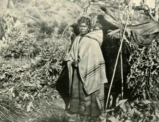 Őslakos nő gyermekkel, 1901.