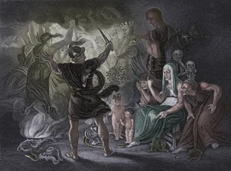 IV. felvonás i. jelenet a Macbethből, 19. század