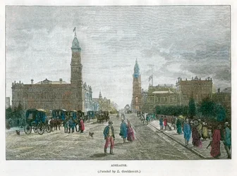 Adelaide, Dél-Ausztrália, Ausztrália, c1890