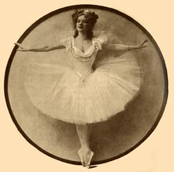 Adeline Genée, A régi iskola remek balett-toe-táncosa., 1910.