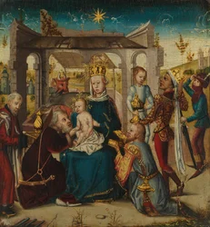 A mágusok imádása, kb. 1470-90.