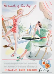 McCallum festett színek hirdetése, 1937