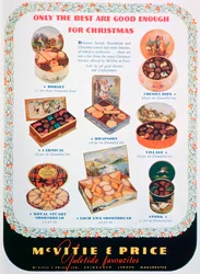 A McVitie és a Price keksz hirdetése, 1938
