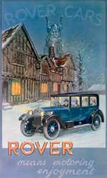 Rover Cars hirdetése, 1927
