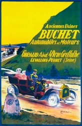 Buchet autók reklámja, 1910-es évek