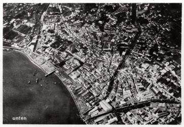 Funchal, Madeira légi felvétele egy Zeppelinről, 1928 1933
