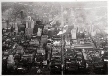 Philadelphia (Pennsylvania, USA) légi felvétele egy Zeppelinről, 1928 1933