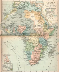 Afrika Politikai, c1902, 1903