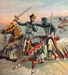 A crecyi csata után, 1346, 1850 körül