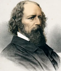 Alfred Tennyson, 1. Baron Tennyson, angol költő, 1880 körül