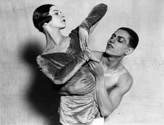 Alice Nikitina és Serge Lifar, orosz balett-táncosok, 1924