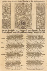 A Sas és I. Maximilianus császár allegóriája, 1497.