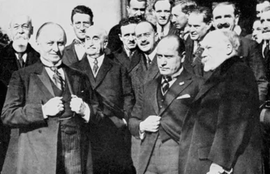 Szövetségesek képviselői a Lausanne-i Konferencián, 1922