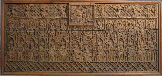 Oltár Frontal, brit, 14. század vége.