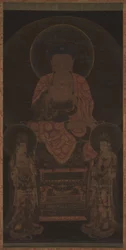 Amitabha triád, kb. 13. század.