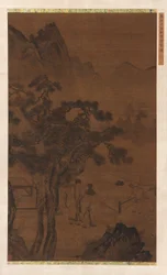 Délutáni látogatás a Tall Pines közelében, Ming-dinasztia, 16. század.
