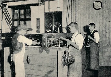 Egy galvanizáló felszerelés, 1917