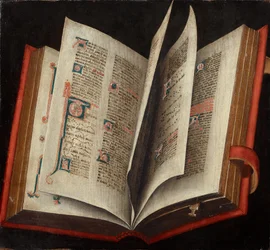 Felnyitott liturgikus könyv