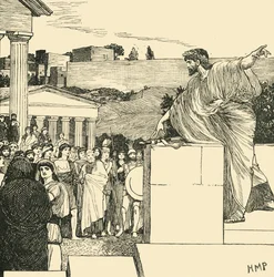 Démoszthenész beszéde, 1890.