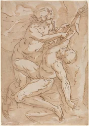 Apollón nyúzó Marsyas, 16. század.