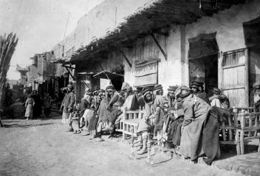 Arab kávézó, Kazimain, Irak, 1917-1919
