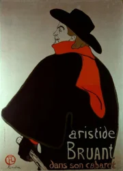 Aristide Bruant a kabaréjában