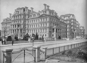 Army and Navy Building, Washington, D.C., 1897.