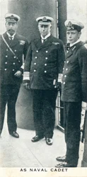 Tengerészeti kadétként, 1912, 1937