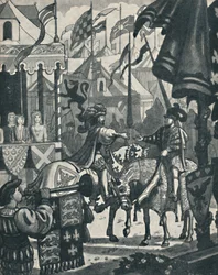 Az Aranyszövet mezőjén, 1934