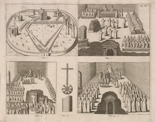Közönség az orosz cárnál, Moszkvában. Jacob Ulfeldt kiadója, 1578.