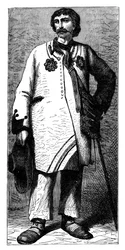 osztrák paraszt, 1890 körül