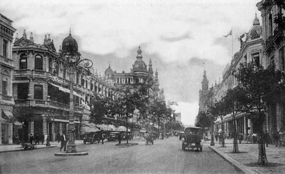 Avenida Rio Branco, Rio de Janeiro, Brazília, XX. század eleje