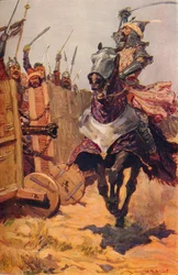 Baber Cheeering On His Troops, c1526 c1912