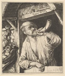 Baker Fúj kürt, 1610-85.