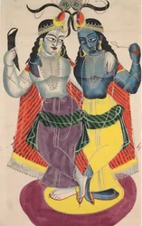 Balarama és Krisna, 1800-as évek.