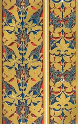 Szalagok, boltívek oldala, Oroszlánok udvara, 1907.