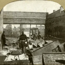 A banki széfeket őrzik, 1906.