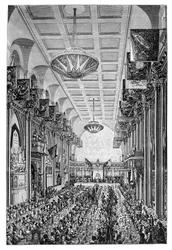 Bankett a királynőnek a Guildhallban, London, 1837, 1900
