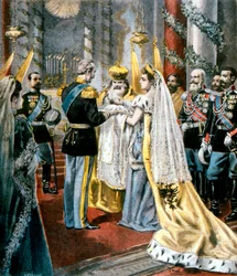 Tatjana nagyhercegnő, II. Miklós orosz cár lányának keresztelője, 1897