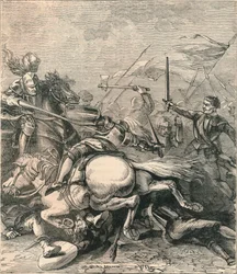 Flodden csata, 1513, c1910